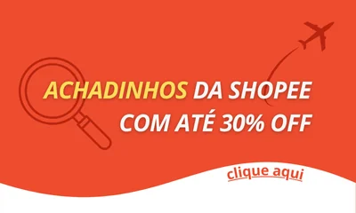 Anúncio para a página oficial dos Achadinhos Shopee